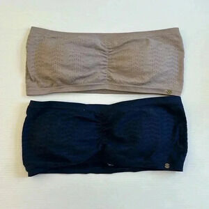 Lucky Brand Women’s Strapless Bandeau Bras Set of 2 Size XL